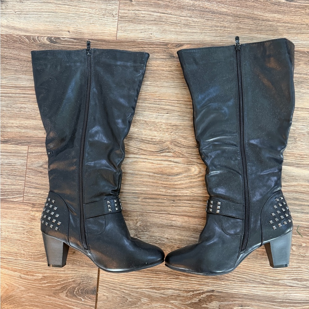 Torrid Size 10 Wide Calf Black Boots